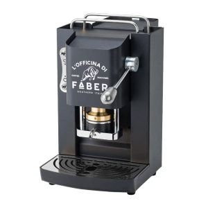 מכונת קפה פרו דלוקס - מתכת כסף צבע שחור