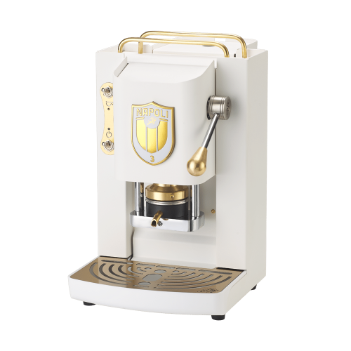 06898 (1) מכונת קפה פרו דלוקס - מהדורה מוגבלת - נאפולי לבן